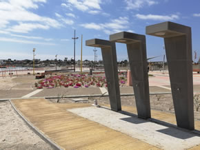 Obras del nuevo paseo costero de playa Las Machas de Caldera ya se encuentran finalizadas