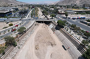 88% alcanzan las obras de mitigación ejecutadas por el MOP en el Río Copiapó, sector Mall Plaza