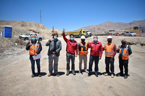 Delegado Urquieta visita obras ejecutadas por el MOP en el acceso sur de Copiapó