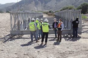 MOP Atacama construye Puente Mecano que beneficiará a más de 50 personas en la localidad de Pabellón en la Comuna de Tierra Amarilla