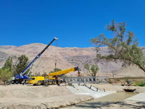 Gobierno, a través del MOP Atacama, invierte 754 millones de pesos en el sector de Amolanas en Tierra Amarilla