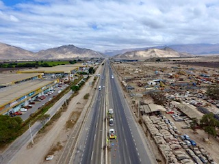 MOP Atacama se encuentra realizando trabajos de limpieza en la salida Norte de la Ciudad de Copiapó