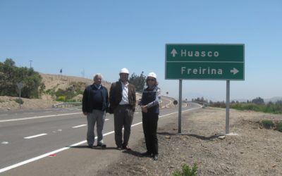 Seremi del MOP visita importante obra vial en la comuna de Freirina