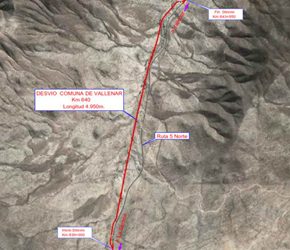 MOP informa desvíos en Ruta 5 por construcción de doble vía Vallenar – La Serena
