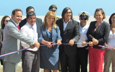 Inauguran muro de protección para pescadores de Caleta de Huasco
